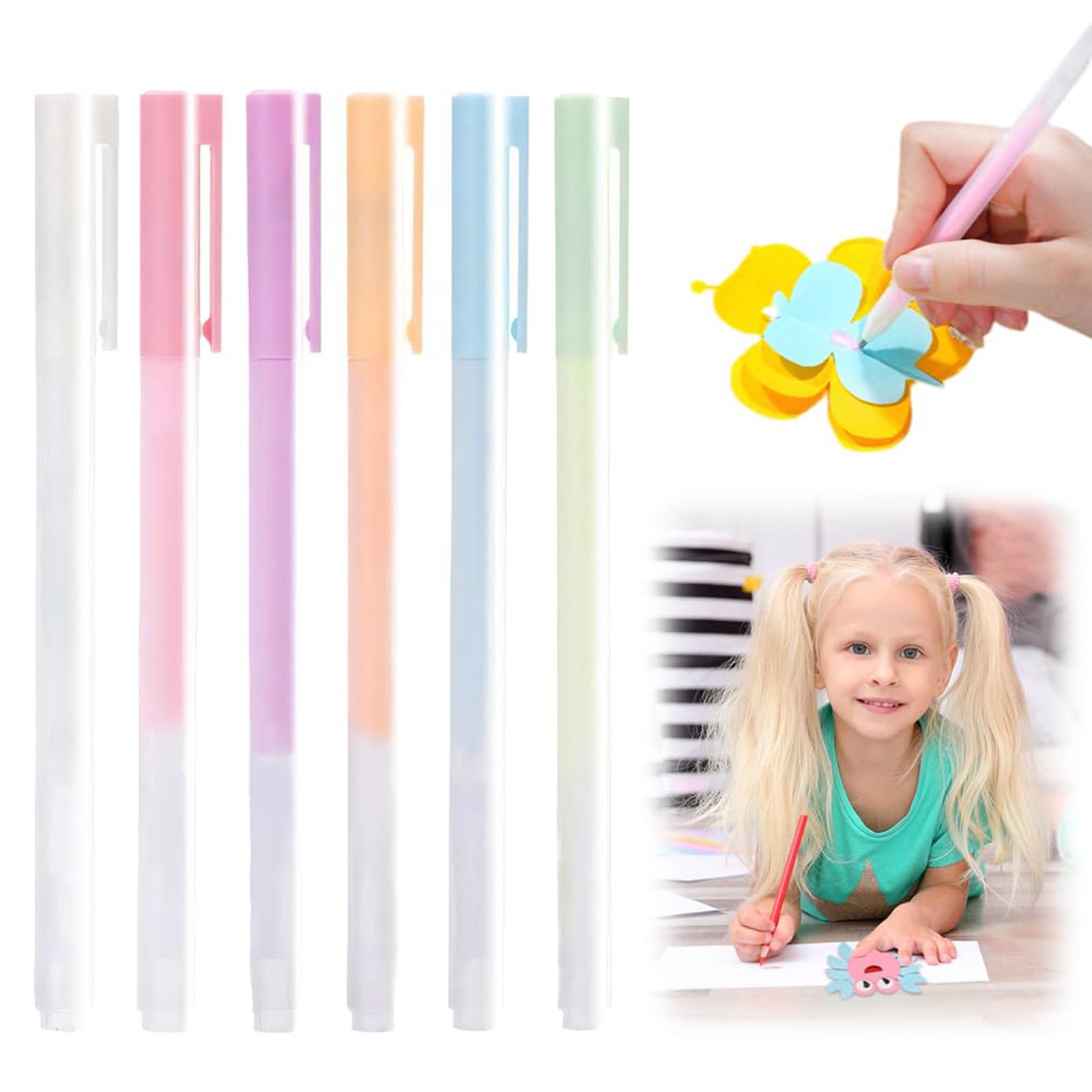 ,24 мл, Новый Тонкий,клеевой Карандаш, Быстросохнущий И Легко Контролируемый, Подходит Для Скрапбукинга, Изготовления Открыток, Поделок И Т.Д., Быстросохнущий  ,6,шт, One Size