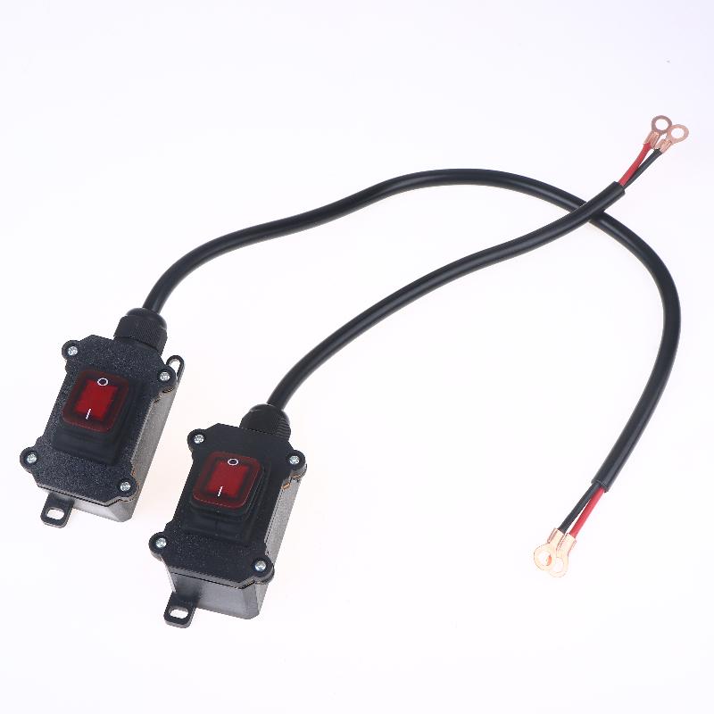 Motosiklet Güç Anahtarı Akü Kesme Anahtarı 12V/24V Su Geçirmez Güç Kesici İzolatör Ağır Hizmet Tipi Stop Anahtarı