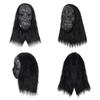 Halloween Orangutan Head Mask Costume for Women Man Cosplay Party Halloween Orangutan Mask Scary Orangutan Headgear