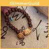 Cat Wooden Bell Bracelet Handmade New Oriental Fashion Trend Jewelry Womens