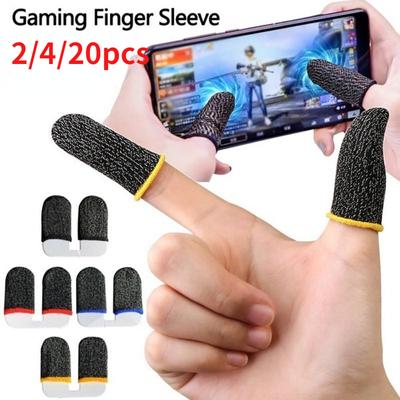 Touch Screen Thumbs Finger Sleeve and Left Right Gaming Triggers Smartphones Game Shooter Controller for Game Shooter