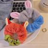 Plüschfuchs Ohren Haargummi Fuchs Nick Haarkreis Cartoon Niedliche Haaraccessoires Neues Kaninchen Kopfseil Flauschiges Haarband für Damen Mädchen