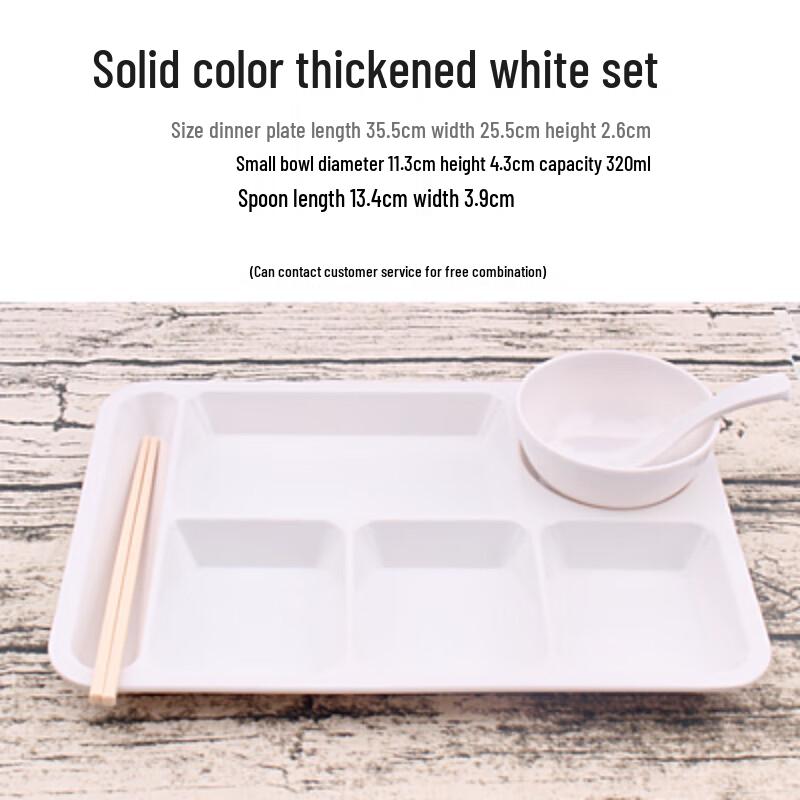 Commercial Melamine Compartment Meal Tray