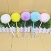 1 stylo à bille à poils longs, 7 couleurs, cadeau de vacances, papeterie d'écriture pour étudiants au bureau P-2019