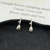 tulip flower ear hook