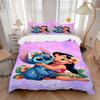 3-delige Stitch, Lilo Beddengoedset, Ademend En Zacht, Machinewasbaar, Kerstcadeau, Geschikt voor Slaapkamerdecoratie, 100