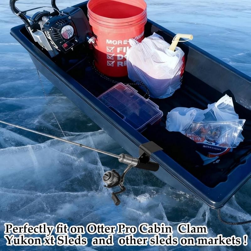 Sled Styles Rod Holder Fishing Rod Tool Ice Fishing Rods Racks Multifunctional Fishing Rod Rack Fishing Poles Rod Holder