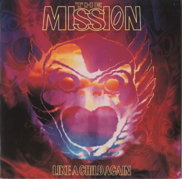 

7inch Record MISSION Like A Child Again MYTH13 Vertigo 1992 UK Rock Used