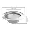 Kitchen Sink Strainer Drain Hair Catcher Bath Stopper Plug Stainless Steel Sewer Filter with Lid Bathroom Accessories