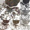 2/3/4mm Metal-Colored Glass Rice Beads for DIY Jewelry Making