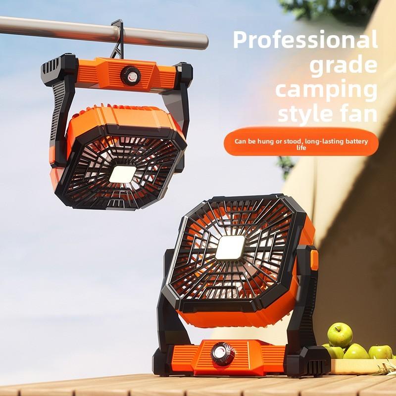 Outdoor Usb Rechargeable Mini Fan With Mist Spray For Camping And Dorm Rooms