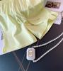 2025 Summer Yellow Peach Heart Embroidered Slit Shorts & Top Women's Leisure Sports Set