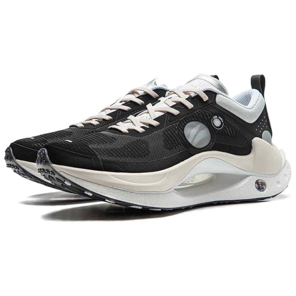 Li Ning Absolute Shadow CRC Trendy Comfortable Durable Lightweight Low-Top Casual Running Shoes Men Sneaker Black AZGT017-11