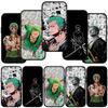 Capa para iPhone 17 15 16 Plus Xiaomi Poco X7 X6 F8 F7 C85 C75 C71 Redmi Note 14 12 11 13 Pro Max A4 14C 13C 15C Poster de One Piece Roronoa Zoro Capa