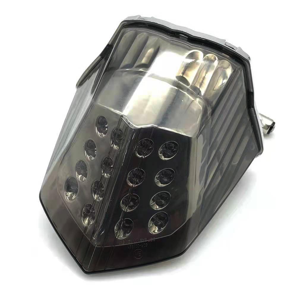 Motorcycle LED Rear Brake Taillight Integrated Turn Signal Light Tail Light  For Yamaha XJ6 XJ-6 FZ6R Diversion 600