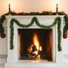 Artificial Pine Garland Realistic Christmas Pine Garland for Indoor/outdoor Decor Artificial Pine Streamers Xmas Tree Wreath