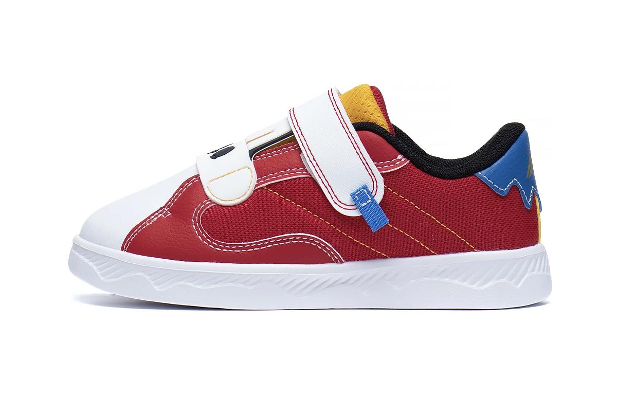 Li Ning Скользкие Устойчивые к истиранию Скользкие Устойчивые к истиранию Низкие Детские скейтбордические кроссовки Красные YKNT024-1 28