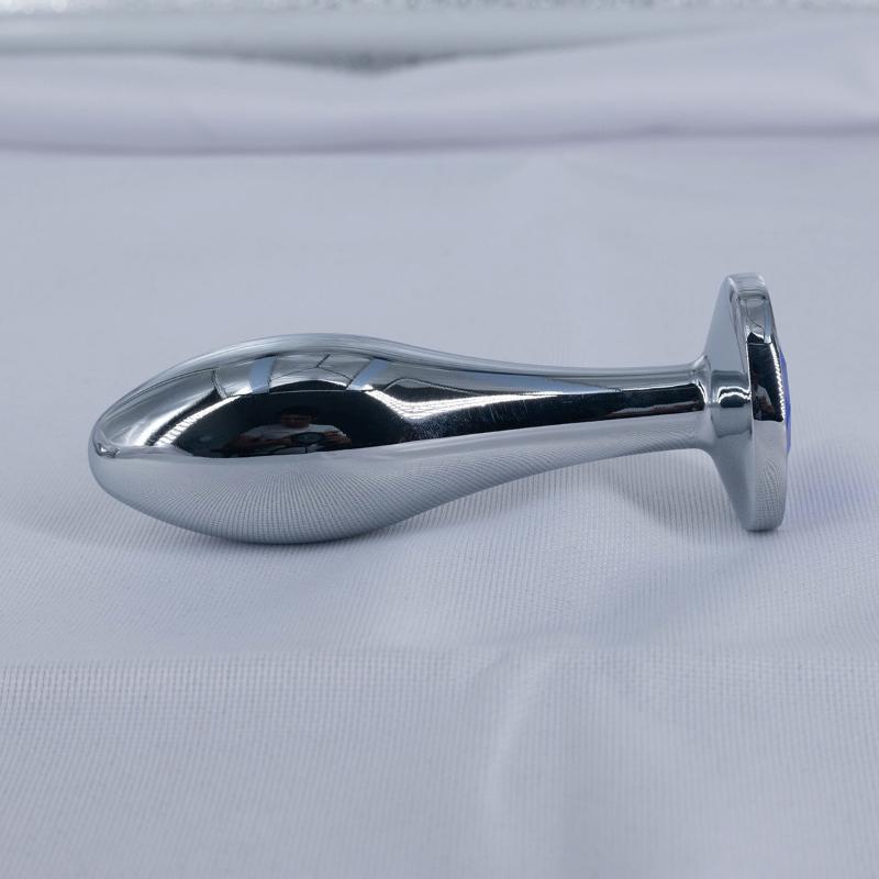 Drop Anal Plug For Women Aluminum Alloy Three Sizes Jewel Base Base Plug G-Point Massage Adult Sex Toys Male/Female 18+