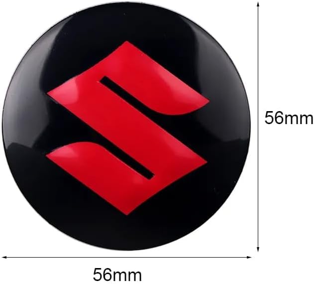Suzuki Wheel Center Cap Emblem Sticker Hub Cap Sticker Compatible