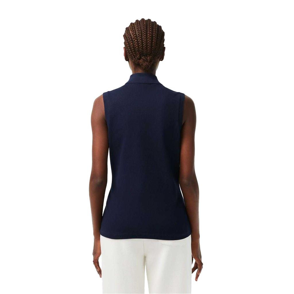 Lacoste Damen L.12.D Stretch Slim Ärmelloses Poloshirt