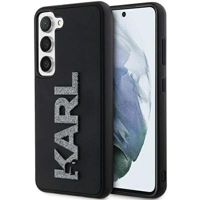 Karl Lagerfeld Klhcs24S3Dmbkck S24 S921 Czarny/Black Hardcase 3D Rubber Glitter Logo