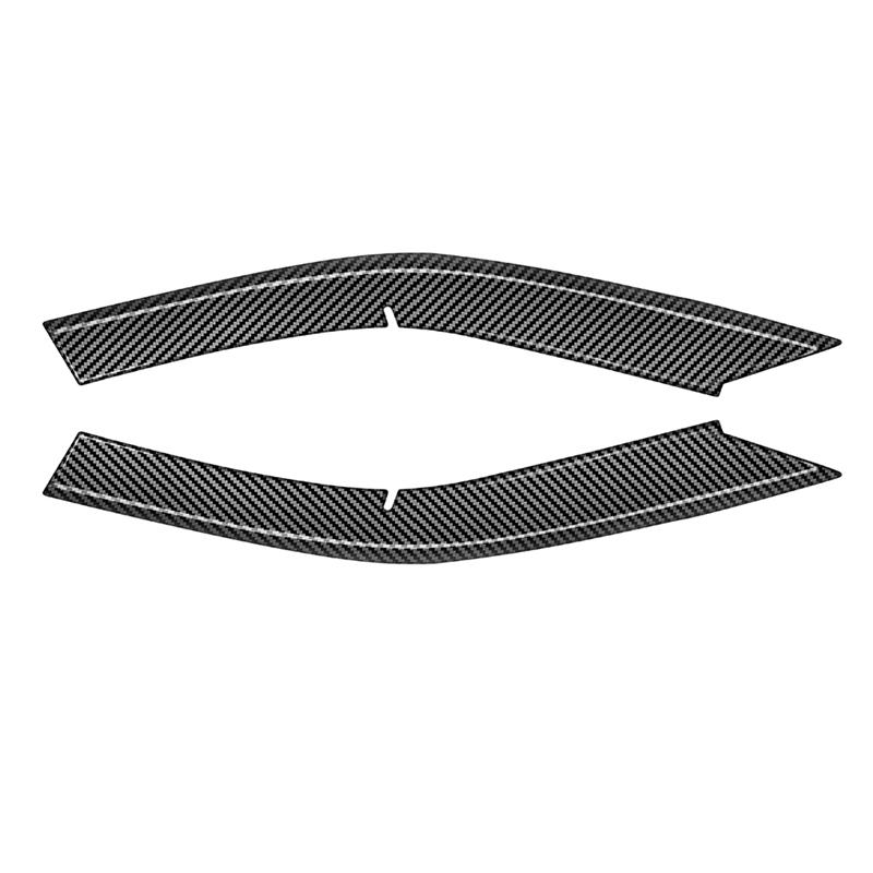 2Pcs Front Bumper Upper Grill Moulding Cover Trim Car Styling For Toyota Prius 60 Series -