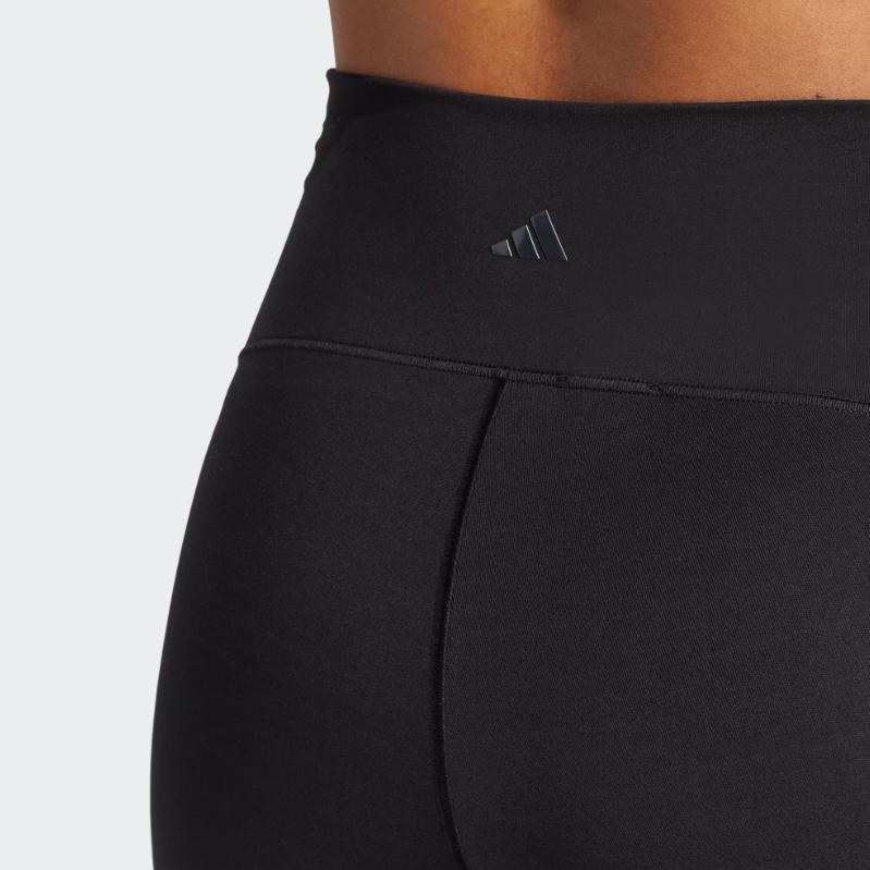 Adidas Studio Luxe Crossover Waistband 7/8 Leggings Women Leggings Black IA1912