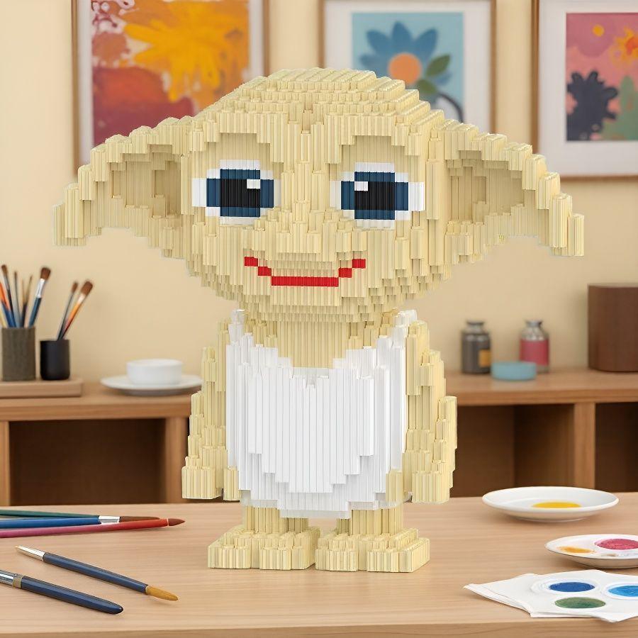 

Funny Alien DIY Building Block Toy for Family or Children s Room - Handmade Educational Ornament