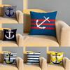 Oocean Sailor Cushion Cover Soft Reversible  Durable Pillow Cover  MultiScene Use for Home  Car Daily Comfort
