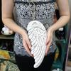 Angel Wing Wooden Hanging Decoration 30cm