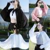 Long Sleeve Sunscreen Shawl Solid Color Thin Crop Top New Long Sleeve Crop Top Outdoor Activities