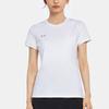 Under Armour Solid Color Breathable Fitness Training Pullover Printed Tight T-Shirt Women tops White 23500509-100