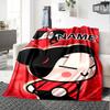 Customizable PUCCA1 Throw Blanket – Personalized Name, All-Season Cozy Snug Blanket, Machine Washable, Personalized Blanket