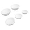 5PCS Set Quartz Crucibles High Temperature Resistant Multifunctional Jewelry Refining Casting Pot