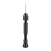 Mini Aluminum Hand Drill Bit With Keyless Chuck+10 Twist Drills BitRotary Tools Woodworking