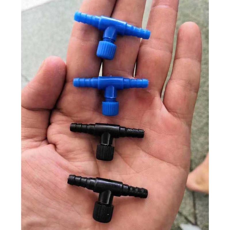Plastic Fish for Tank Air Pump Control Valves Aquarium Hose Connector 2 Way Adjustment Control Valves Accessories
