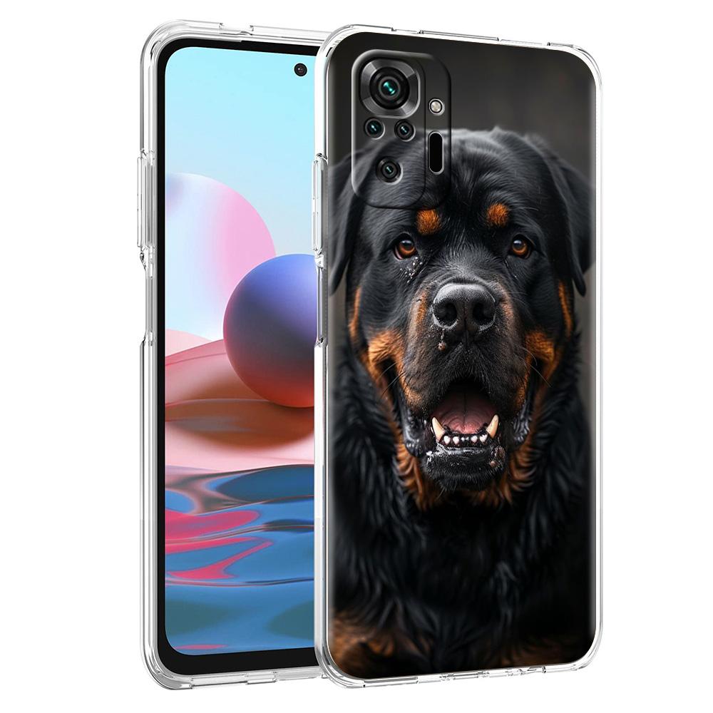 Phone Case For Xiaomi Redmi Note 15 14 5G 13 12 10 11 Pro Plus 4G 14C 13C 12C Soft TPU Cover Rottweiler Dog