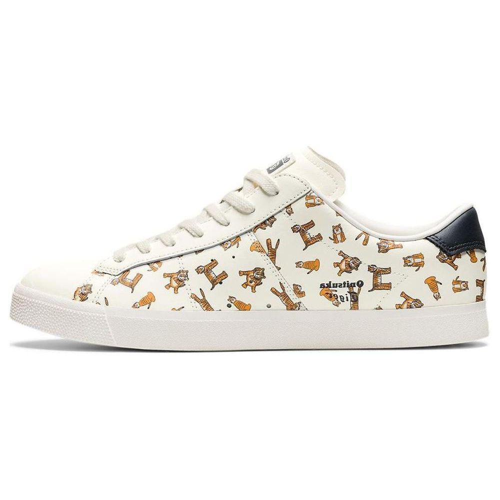 

ONITSUKA TIGER Lawnship 3.0 Расписанные вручную Тигр Повседневные Прочные Легкие Нескользящие Дышащие Низкие Кеды для Скейтбординга Унисекс Кроссовки Белые 1183B784-105 36