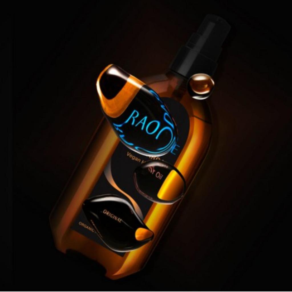 RAONNE Black Argan Vegan Hair Oil 100ml 2pcs Set / Hair Treatment / Hair Care