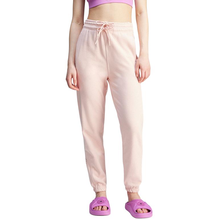 

Adidas SS25 Fashion Comfortable Versatile Tapered Knit Sports Pants Women Bottoms Pink JD2708 XL