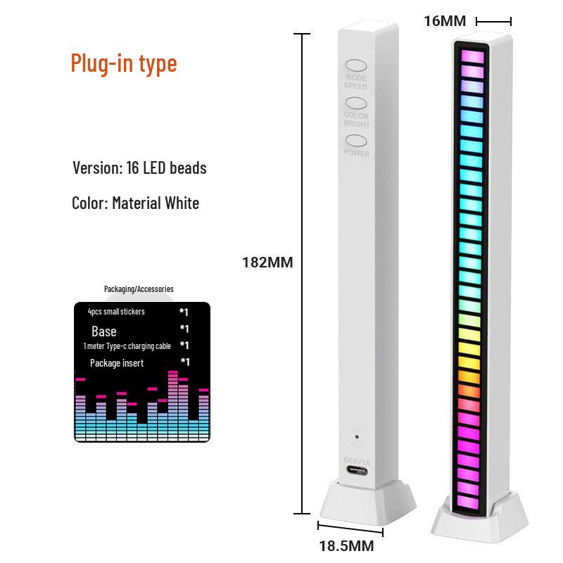 Atmosphere Light Speaker for Gaming Rooms: Creative Desktop Music and Rhythm Sound Control Decoration