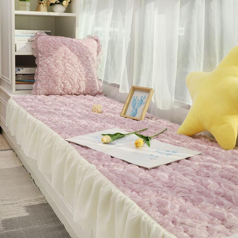 Window Cushion Ledge Cushion Ins Style Machine Washable Plush Winter Bedroom Balcony Cushions