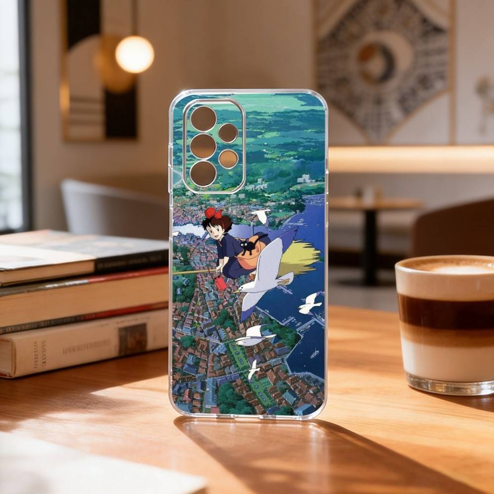 Kiki die kleine Hexe Lieferservice Handyhülle für Samsung S25,S24,S21,S22,S23,S30,Ultra,S20,Plus,Fe Transparente Hülle