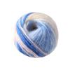 Silk Gradient Rainbow Mohair Yarn Pack for Hand-knitted Scarf/Shawl