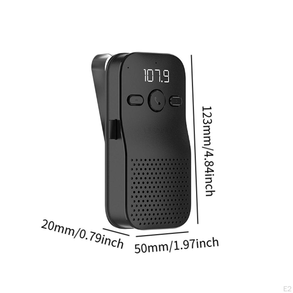 Sada handsfree pro hlasitý odposlech do auta Multifunkční klip na sluneční clonu pro dlouhou pracovní dobu