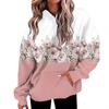 Women's Fashion Daily  Casual V-Neck Long Sleeve Printed Top
