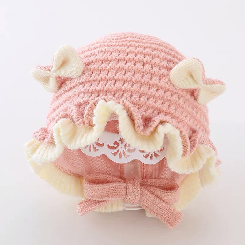 

Детская шерстяная шапка Милая шапка с защитой ушей Детская зимняя утолщенная теплая вязаная детская шапочка A3