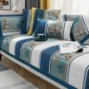 Cuscino per Divano Universale Quattro Stagioni in Ciniglia Antiscivolo Jacquard con Bordo Avvolgente Allargato Decorazione Asciugamano per Divano Soggiorno Copridivano