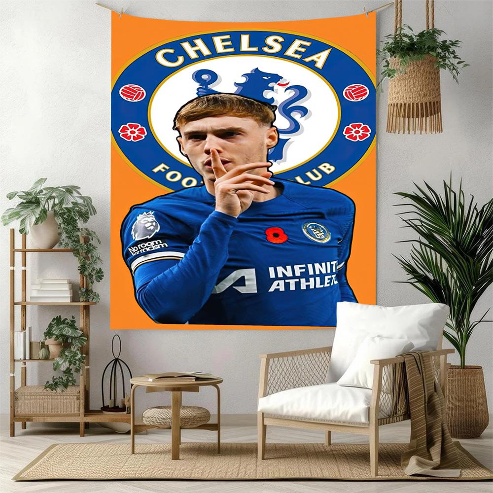 Chelsea Football Club Fans Wall Decor Tapestry Art For Pet Memorial Birthdaywedding Party Backdrop Family Gift