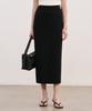 Akitaipeu Daily H-Line Elastic Waist Long Skirt_2 Colors (Type A)